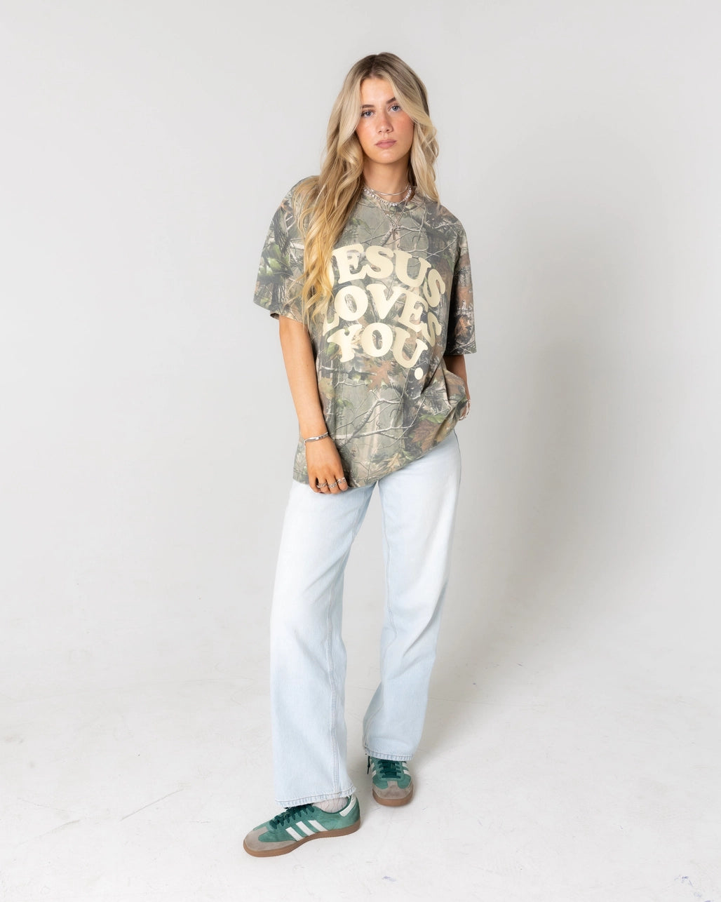 Jesus Loves You - Camo Tee